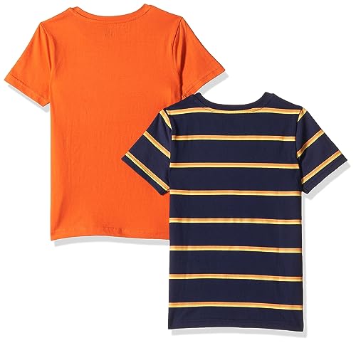 Image of Amazon Brand - Jam & Honey Boys 100% Cotton Printed Half Sleeves T-Shirt | Age 2-12 Years