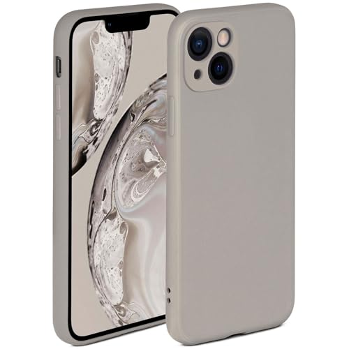Coque silicone iPhone 13 avec bord surélevé de protection écran et dos mat