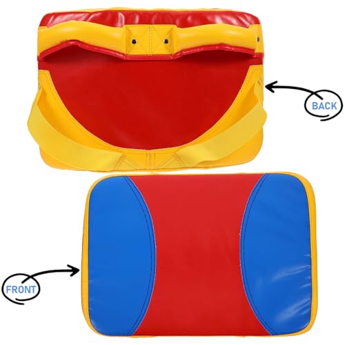 Protector de patada para taekwondo BESPORTBLE con asa y correas ajustables 3