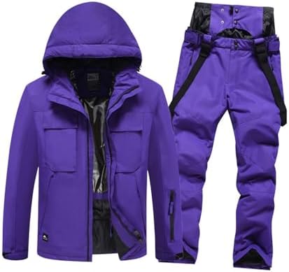 Amazon.co.jp: スノーボードウェア 上下セット メンズ スキーウェア