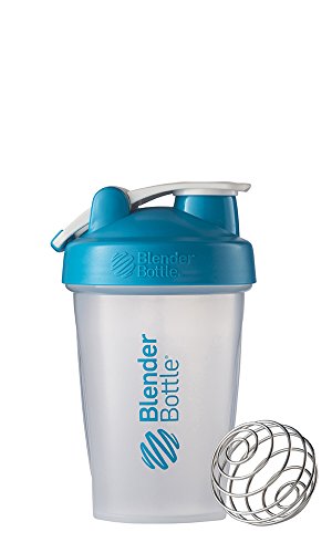 BlenderBottle Classic Loop Top (Discontinued Style), 20-Ounce, Clear/Aqua