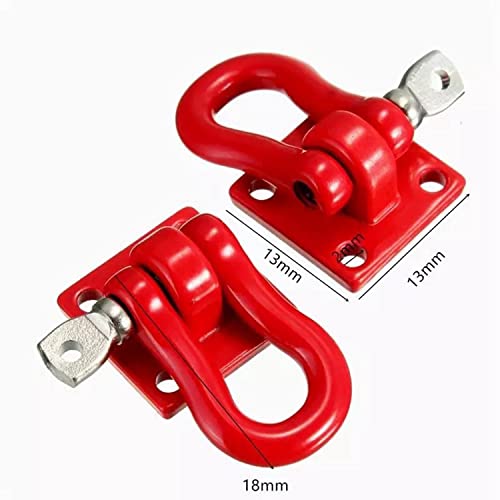 1-Pack Decoration Fire Extinguisher, Metal Chain and Winch Shackles for 1/10 RC Truck Car Rock Crawler Simulation Decoration Accessories HSP Traxxas Axial SCX10 CC01 Wraith