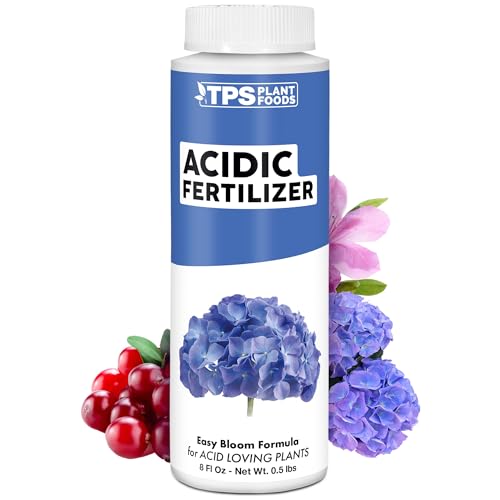 Acidic Fertilizer Liquid Plant Supplement for Lower Soil pH Better Nutrient Uptake & Healthier Acid-Loving Plant Growth 8 oz