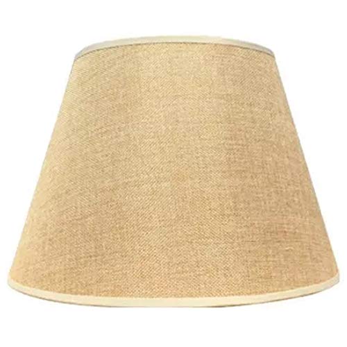 Vereen Pantalla de LáMpara de Mesa Accesorios E27 LáMpara de Noche LáMpara de Pared LáMpara de Pie Pantalla de Tela DiáMetro Inferior 30 Cm Amarillo