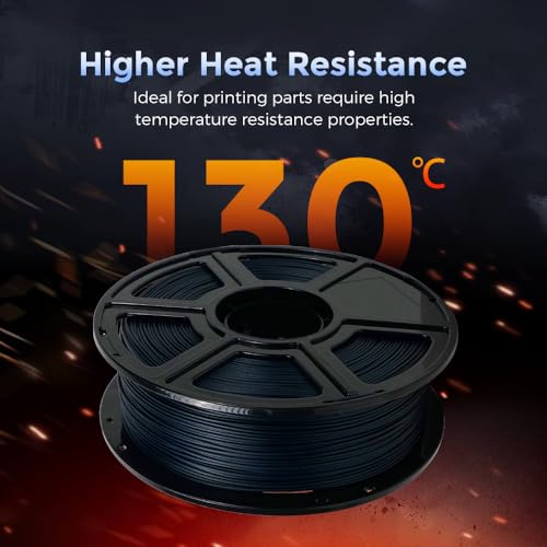 Image of FLASHFORGE Carbon Fiber PETG Filament 1.75mm, Carbon Fiber PETG 3D Printer Filament, 1KG Spool Dimensional Accuracy + /- 0.02mm, Lightweight & Heat-Resistant & Moisture Free (PETG-CF Midnight Blue)