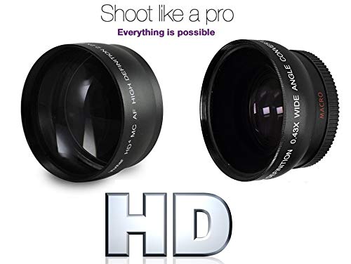 Amazon.com : 2PC Lens Set HD Wide Angle & 2.2X TELEPHOTO Lens for