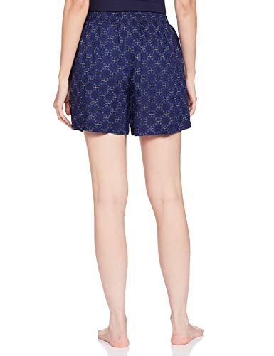 Image of Van Heusen Women's Cotton Lounge Shorts | Lightweight | Breathable Cotton | Relaxed fit | Printed | Comfortable Everyday Wear | Style 55501|Available in Pack of 1 & 2
