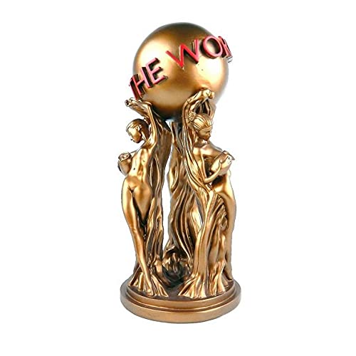 The World is Yours Resin Statue - Premium Prop Movie Replica Collectible Figure Bronze Finish Statue Home Decor - Unique Gift for Holidays, Desk,Living Room