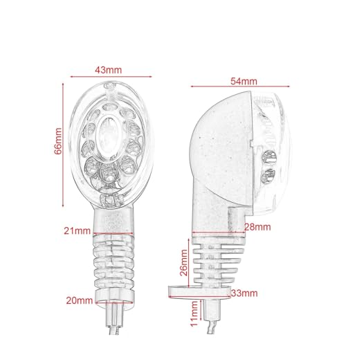Intermitentes de moto para D-Tracker X 250 y modelos 250R o S 650 2