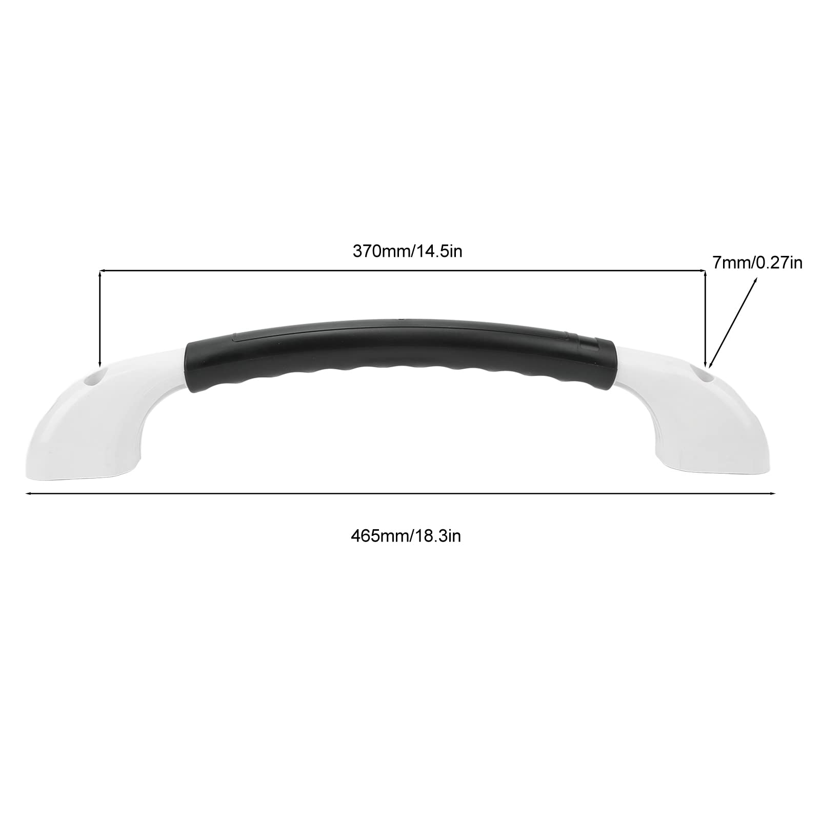 RV Handrail,Handrail Door Bar Assist Grab Handle Universal Fit for RV Travel Trailer Campers Cargo Trailer Yacht Boat - Image 3
