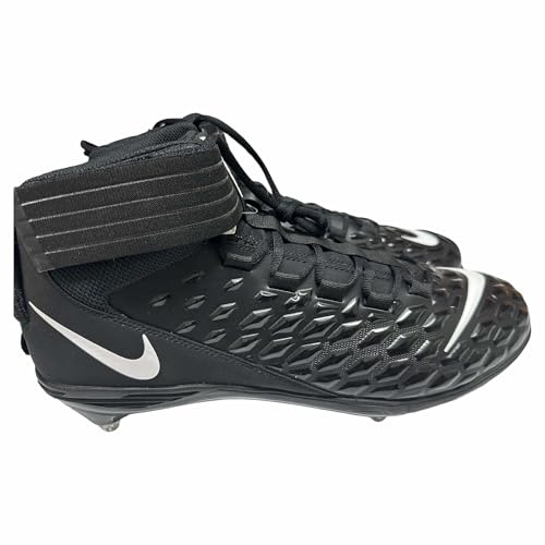Nike Men's Force Savage Pro-2-D Detachable Football Cleats Shoes Black/White #BV3981-001 - Size Men's 16