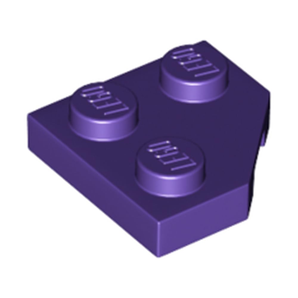 LEGO Wedge, Plate 2 x 2 Cut Corner, Part 26601, Part 26601, Choose Your Colour (Dark Purple, 10, Bricks) โ image 1