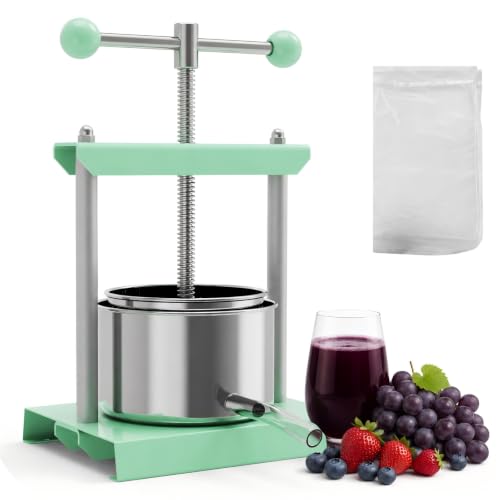 EJWOX Manual Fruit & Cheese Press with Stainless Steel Basket