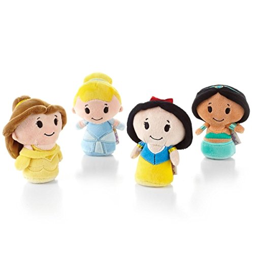 Hallmark Itty Bittys Disney Princess Collector Set - Belle, Cinderella, Snow White, Jasmine