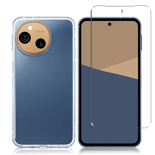 Amazon | AQUOS Sense10 フィルム+ AQUOS Sense10 ケース【日本製-硬度