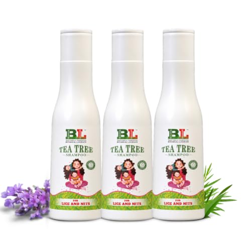 Image of Tea Tree Natural Anti Lice and Nits Shampoo 300 ml with Transparent Lice Removal Comb With Tea Tree and Neem Extracts(Pack of 3)