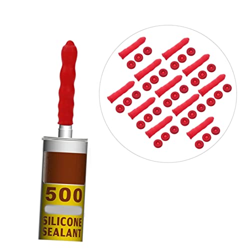 60 unidades de tapas protectoras para tubos de masilla y pegamento miniatura 5