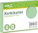 Produktbild RNKVERLAG 114865 - Karteikarten kariert 5 mm, grün, DIN A6, 1 Packung à 100 Karten
