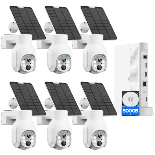 Best Outdoor Security Camera System with NVR: Solar Cameras Wireless Outdoor 4MP Home Security