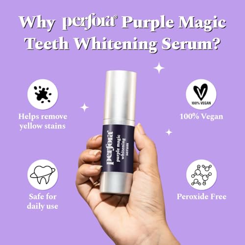 Image of Perfora Ultimate Teeth Whitening Combo - Purple Magic Whitening Serum, Dream White Toothpaste, Alcohol Free Mint flavoured Mouthwash, Triple Mint Teeth Whitening Powder & Pack of 2 Toothbrushes