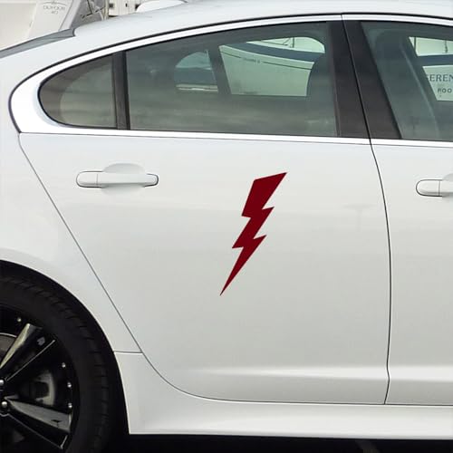 Image of Lighting 1 (Burgundy) (Set Of 2) Premium Waterproof Vinyl Decal Stickers For Laptop Phone Accessory Helmet Car Window Bumper Mug Tuber Cup Door Wall Decoration