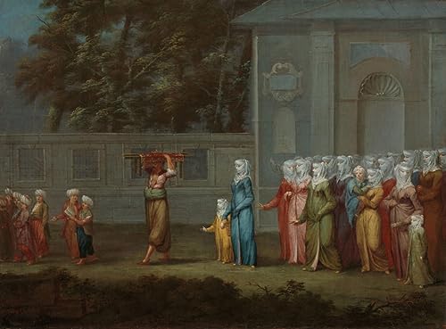 Impression sur toile Jean Baptiste Vanmour d'art célèbre musée 60x90