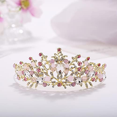 Frcolor 18th Birthday Crown – Fascia di cristallo principessa diadema con pettine