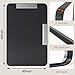 DUMOS Black Vanity Bathroom Mirror for Wall, Metal Framed Rounded Rectangular Modern Mirrors for Over Sink, 30x40 Inch for Farmhouse, Tempered Glass, Hangs Horizontally or Vertically