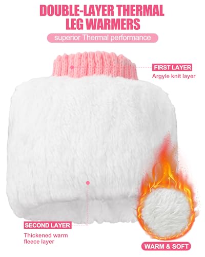 Image of Shihanee Fleece Leg Warmers Women