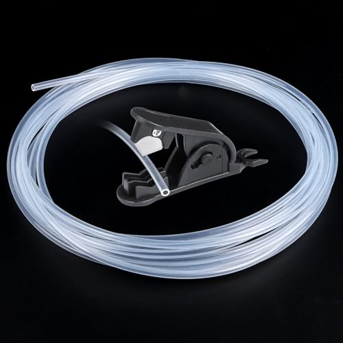 KOVSGQ Tube Ptfe Pour Filament 1.75mm Tuyau Ptfe 3d Imprimante Ptfes Téflon Tube 5m 2.5mm Id × 4mm Od Avec Cutter pour Bambu Lab A1/A1 Mini/P1P/P1S/X1C pour...