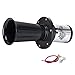 PTNHZ Car Air Horn Antique Ahooga Klaxon 12V Vintage OO-GA Classical for Ford Model T Style Old School Chrome 110DB Motorbike (Black)