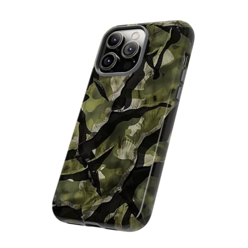Coque camouflage vert iPhone 14 Pro Max pour vos aventures