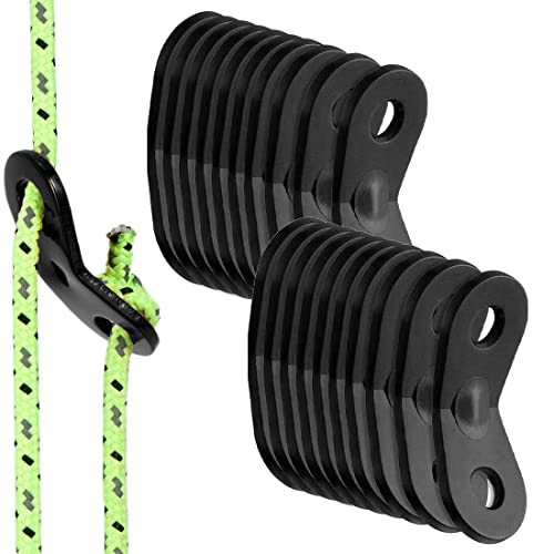 XPEX 20 PCS Tensor Cuerda de Aleación de Aluminio Ajustador,Fuerte y Duradero, fortalece la Estabilidad de la Tienda,para Tienda de Camping Senderismo al Aire Libre