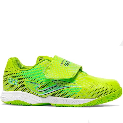 Joma Chaussures de football en salle GOL JR 2611 Vert fluo + ballon de football, Vert fluo, 29 EU