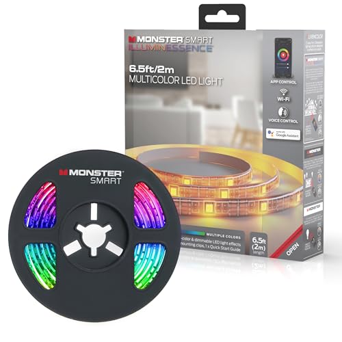 Tira de Luz LED Multicolor Monster SMART 6.5 pies miniatura 1