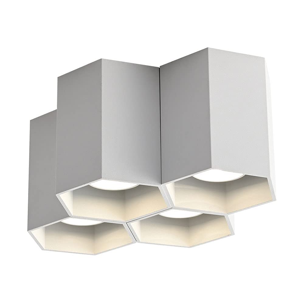 Alumiaccent lampe de plafond moderne en aluminium robuste avec spots orientables GU10