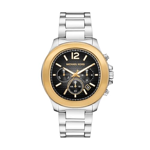 Michael Kors Reloj Analógico para Hombres de Cuarzo con Correa en Acero Inoxidable MK9212