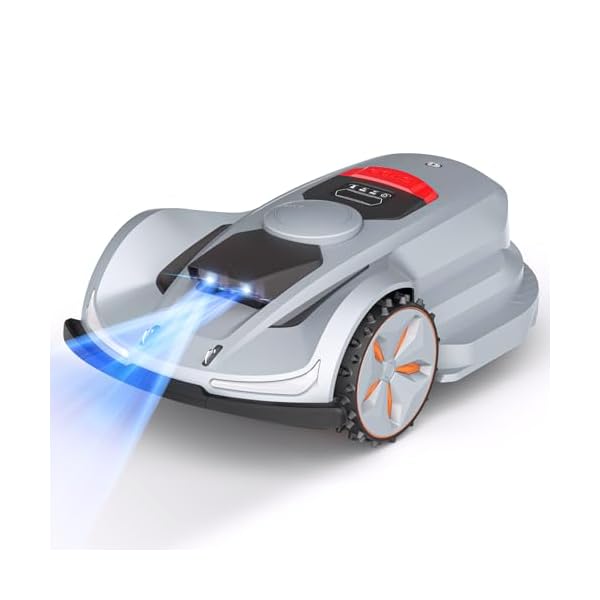 Sunseeker x7 wireless robot lawn mower 075 acre 32000sq ft with smart app control vision ai system rtk path planning adaptive floating cut height up to 4 for medium to large yards  urban country home decor