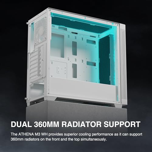 GAMDIAS ATHENA M3 White Gaming PC Case Review UK (2026) , Build Tested | VividRepairs