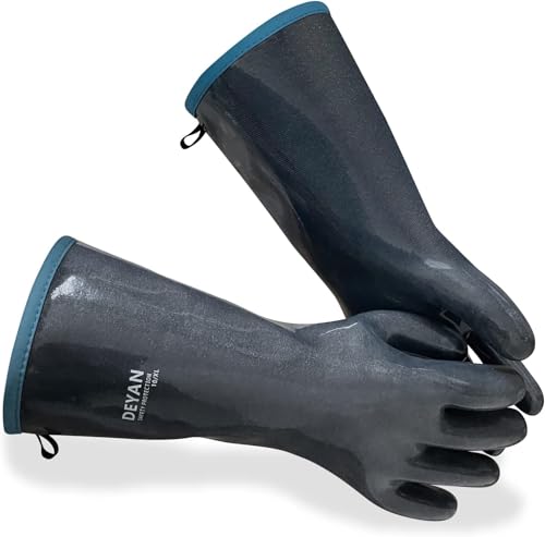 DEYAN Silicone BBQ Grill & Oven Gloves, 600°F Heat Resistant,10/XL by DEYAN - Used condition - US$20.81