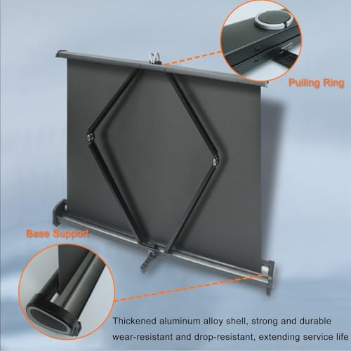 Pantalla portátil para proyector de mesa 30" 4:3 miniatura 5