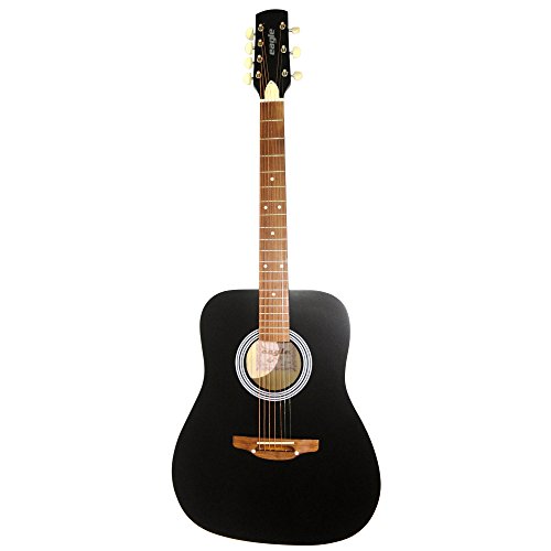 New 7 String Acoustic Guitar Made In Ukraine Black Eagle Gypsy Natural Wood Quality #TOP1