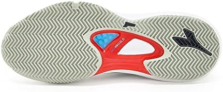 Diadora Men`s Speed Blushield Fly 4 Clay Tennis Shoes White and Blue Corsair | Image 2