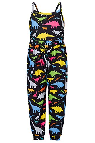 Toddler Little Girls Kids Strap Romper Jumpsuit Summer Playsuit Green Dinosaur Print Beach Outfit Pants Size 5 6 #TOP1