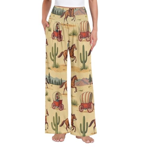 Pantalon large femme ultra aéré pour voyager confortablement