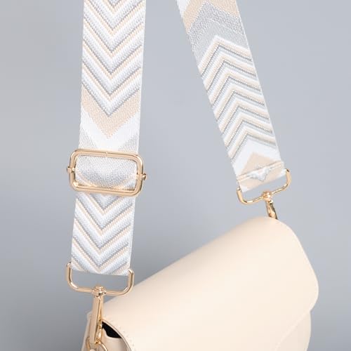Image of chushui Metallic Thread Purse Strap for Women, Woven Replacement Bag Strap