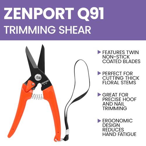 Tijeras Zenport Q91 para podar tallos y cascos, 7.25 pulg. miniatura 5