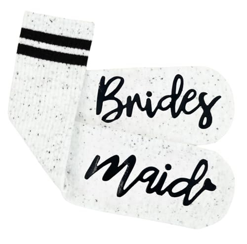 Image of Funky Junque Bride Crew Socks, Bachelorette Wedding Party Gift