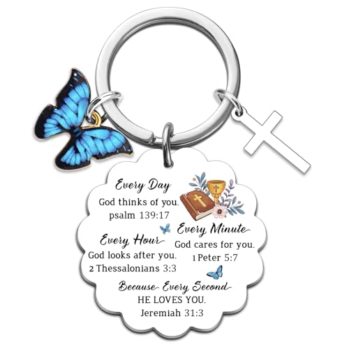 Inspirational Butterfly Gifts For Women Friends Best Christian Keychain Gifts