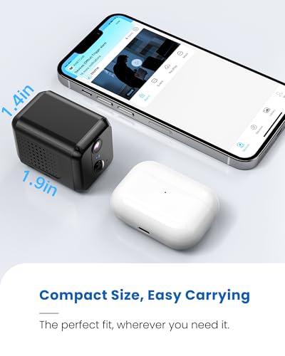 Luminicam Spy Camera Hidden Camera, 2K Hd Wi-Fi Wireless Mini Camera,Phone App, Ai Motion Detection thumb #1